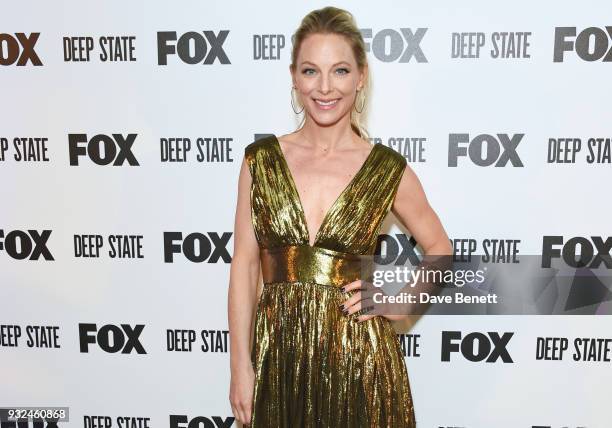 Anastasia Griffith attends the Global Premiere of "Deep State", the new espionage thriller from FOX, at The Curzon Soho on March 15, 2018 in London,...