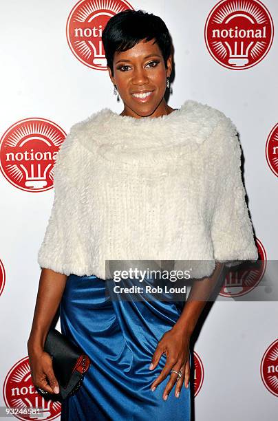 Regina King attends the launch celebration of the Season Premiere of Food Network's Hit Show "Chopped" at IAC Building on November 19, 2009 in New...