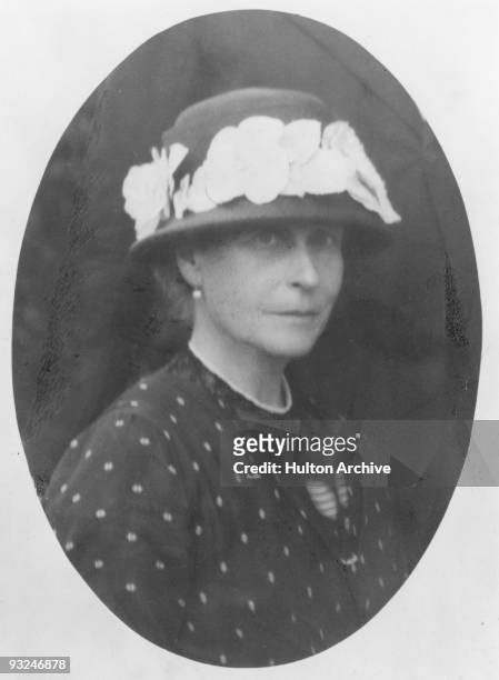 Princess Victoria of Hesse and by Rhine , circa 1920. She married Prince Louis of Battenberg in 1884, and took the title Marchioness of Milford Haven...