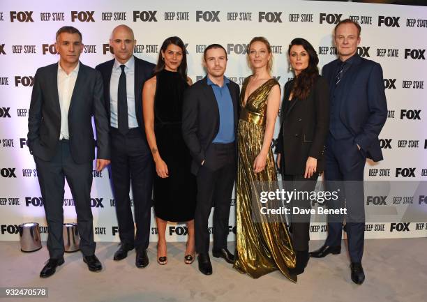 Showrunner/Co-Creator Matthew Parkhill, cast members Mark Strong, Karima McAdams, Joe Dempsie, Anastasia Griffith, Lyne Renee and Alistair Petrie...