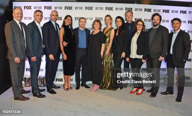 Jeff Ford, SVP of Content Development, FNG Europe & Africa, Showrunner/Co-Creator Matthew Parkhill, cast members Mark Strong, Karima McAdams, Joe...