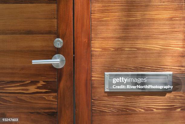 modern door, savannah, georgia - modern doorknob stock pictures, royalty-free photos & images