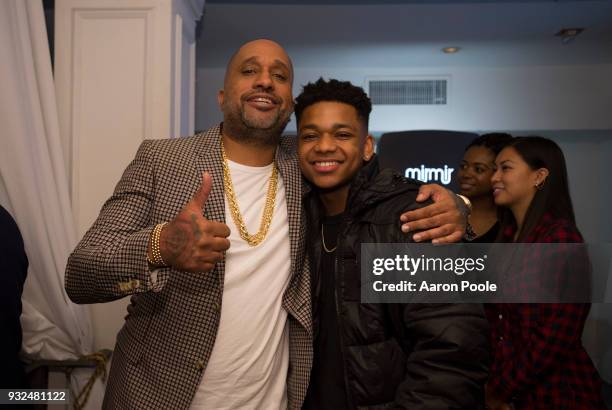 The cast and crew of Walt Disney Television via Getty Images's critically acclaimed hit comedy "black-ish" celebrate the end of season four at a wrap...