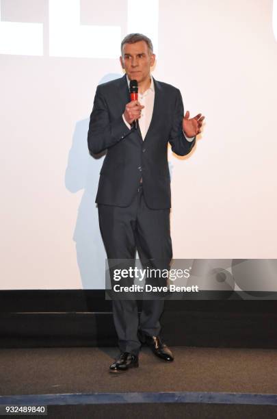 Showrunner/Co-Creator Matthew Parkhill speaks onstage at the Global Premiere of "Deep State", the new espionage thriller from FOX, at The Curzon Soho...