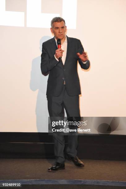 Showrunner/Co-Creator Matthew Parkhill speaks onstage at the Global Premiere of "Deep State", the new espionage thriller from FOX, at The Curzon Soho...