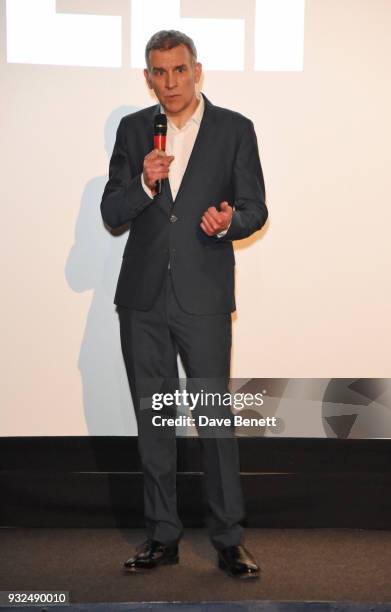 Showrunner/Co-Creator Matthew Parkhill speaks onstage at the Global Premiere of "Deep State", the new espionage thriller from FOX, at The Curzon Soho...