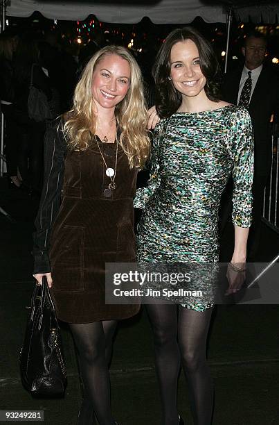 Sarah Winter and guest attend The Cinema Society & D&G screening of "The Twilight Saga: New Moon" at Landmark's Sunshine Cinema on November 19, 2009...