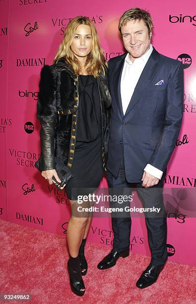 Yasmin LeBon and Simon Le Bon attend the 2009 Victoria's Secret fashion show after party at M2 Ultra Lounge on November 19, 2009 in New York City.