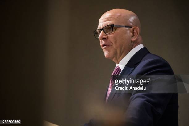 National Security Advisor to the President H. R. McMaster speaks during a discussion on "Syria: Is the Worst Yet to Come?" hosted by the U.S....