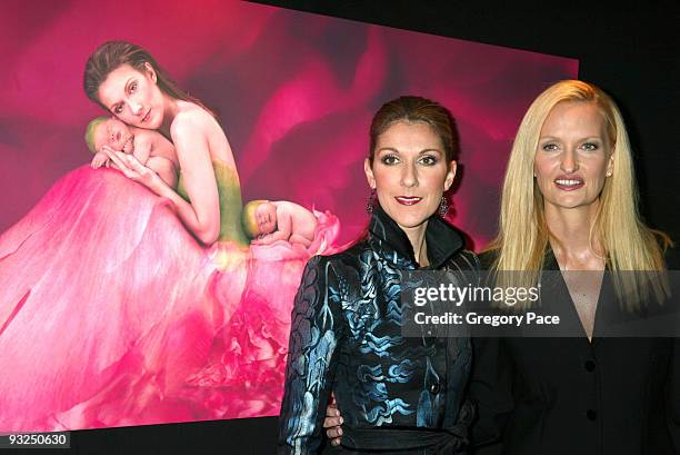 Celine Dion and Anne Geddes