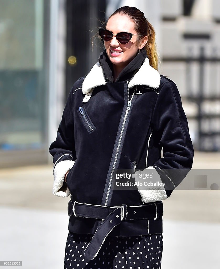 Celebrity Sightings in New York City - March 15, 2018