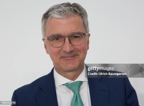 Annual Press Conference of AUDI AG in Ingolstadt. Rupert Stadler, Chief Executive Officer of Audi AG.
