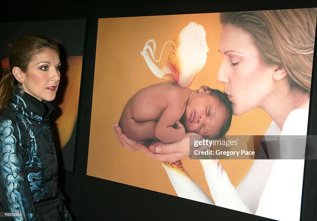 Celine Dion And Renowned Photographer Anne Geddes Celebrate The Release Of Their Unprecedented CD/Book Collabaration "Miracle"