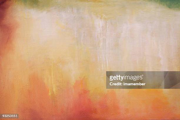 oil painting with abstract blending colours background with copy space - abstract paint stock illustrations