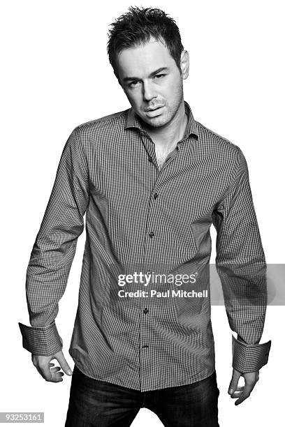 Actor Danny Dyer poses for a portrait shoot for in London on October 9, 2009.