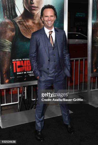 Actor Walton Goggins attends the Los Angeles Premiere of 'Tomb Raider' at TCL Chinese Theatre IMAX on March 12, 2018 in Hollywood, California.
