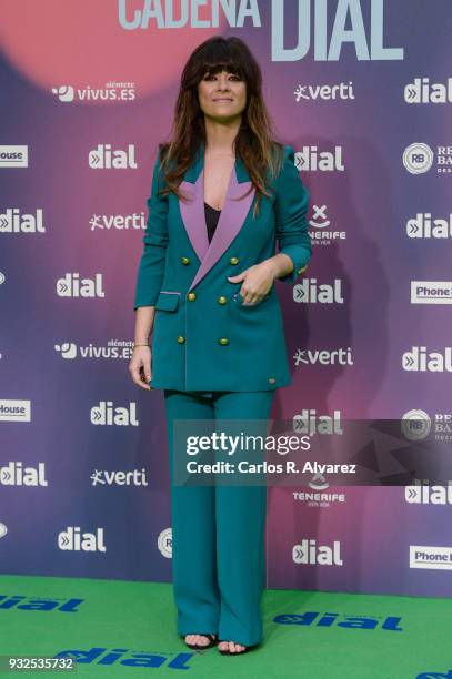 Vanesa Martin attends 'Cadena Dial' Awards 2018 - Red Carpet on March 15, 2018 in Tenerife, Spain.