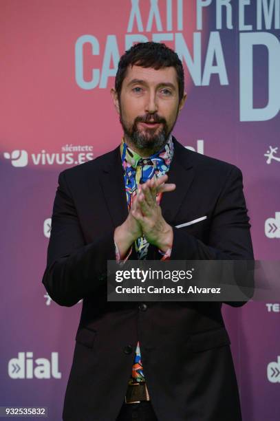 Toni Garrido attends 'Cadena Dial' Awards 2018 - Red Carpet on March 15, 2018 in Tenerife, Spain.