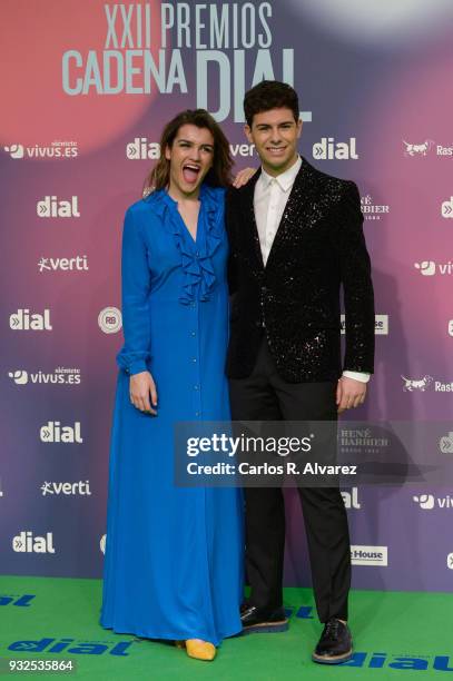 Amaia and Alfred attend 'Cadena Dial' Awards 2018 - Red Carpet on March 15, 2018 in Tenerife, Spain.