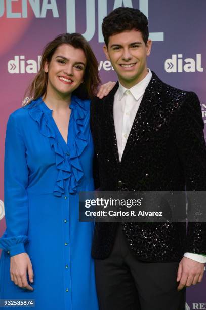 Amaia and Alfred attend 'Cadena Dial' Awards 2018 - Red Carpet on March 15, 2018 in Tenerife, Spain.