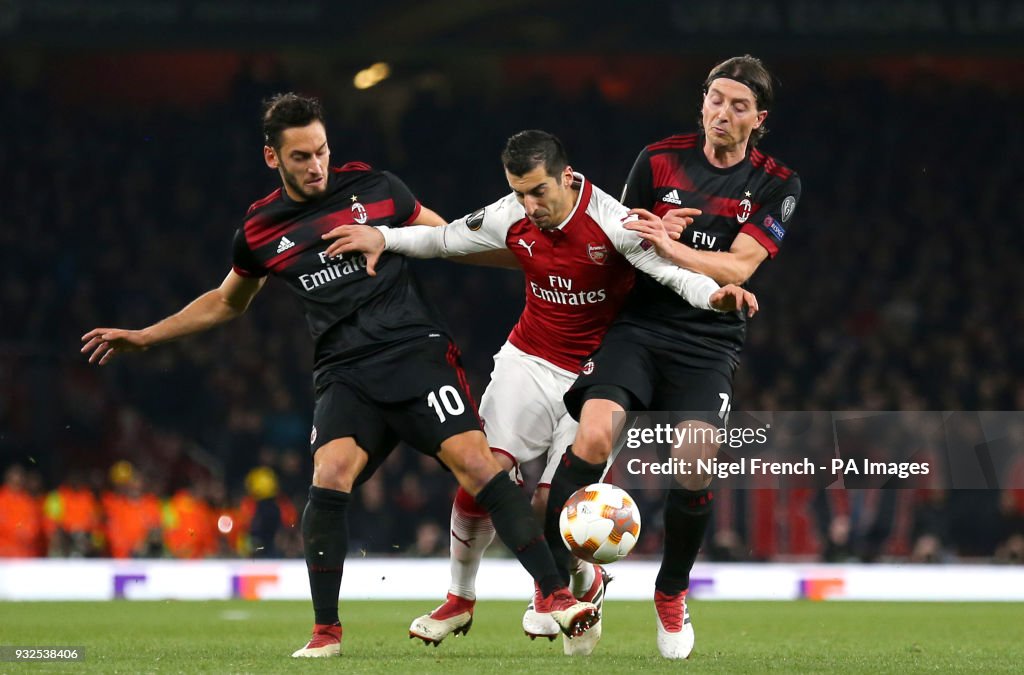 Arsenal v AC Milan - UEFA Europa League - Round of 16 - Second Leg - Emirates Stadium