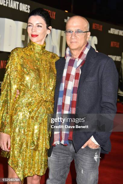 Liberty Ross and Jimmy Iovine attend a special screening of "The Defiant Ones" at the Ritzy Picturehouse Brixton on March 15, 2018 in London, United...