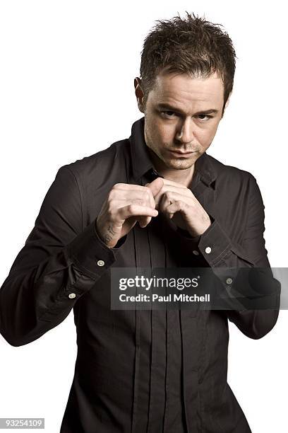 Actor Danny Dyer poses for a portrait shoot for in London on October 9, 2009.