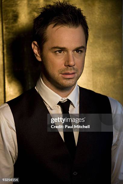 Actor Danny Dyer poses for a portrait shoot for in London on October 9, 2009.