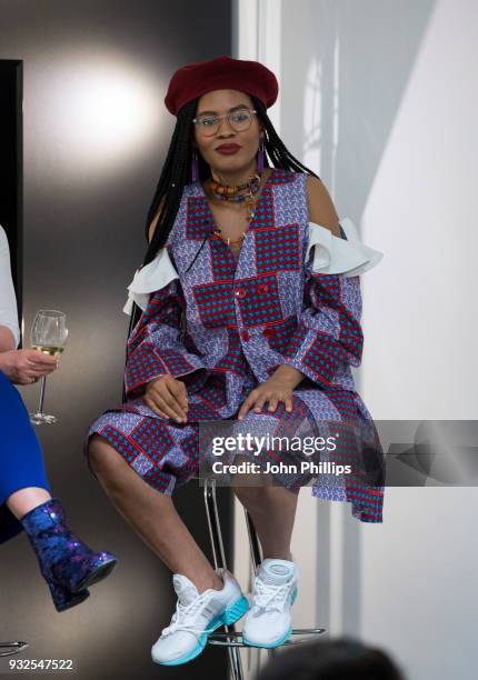 Stephanie Nnamani, Getty Images photographer attends the SUBJECT / OBJECT / CREATOR exhibition and discussion on the evolution of the female gaze at...