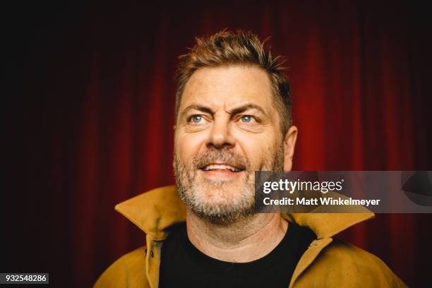 Nick Offerman poses for a portrait at the "Hearts Beat Loud" Premiere 2018 SXSW Conference and Festivals at Paramount Theatre on March 14, 2018 in...