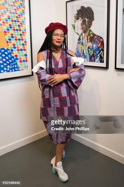 Stephanie Nnamani, Getty Images photographer attends the SUBJECT / OBJECT / CREATOR exhibition and discussion on the evolution of the female gaze at...