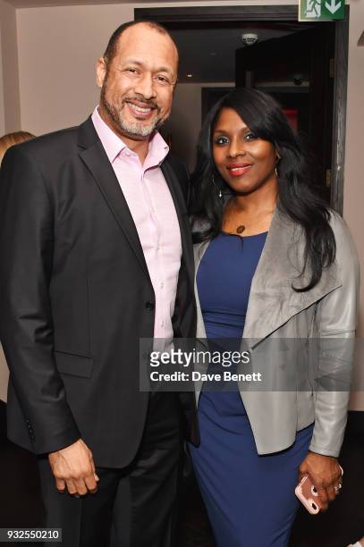 Actor Mark Holden and Patty Holden attend an after party following the Global Premiere of "Deep State", the new espionage thriller from FOX, at The...