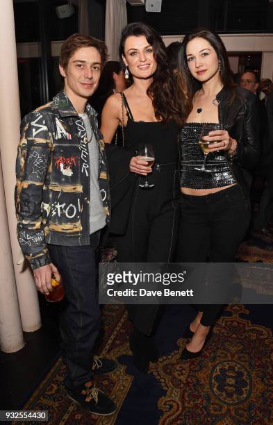 Adrien Jolivet, Lyne Renee and guest attend an after party following the Global Premiere of "Deep State", the new espionage thriller from FOX, at The...
