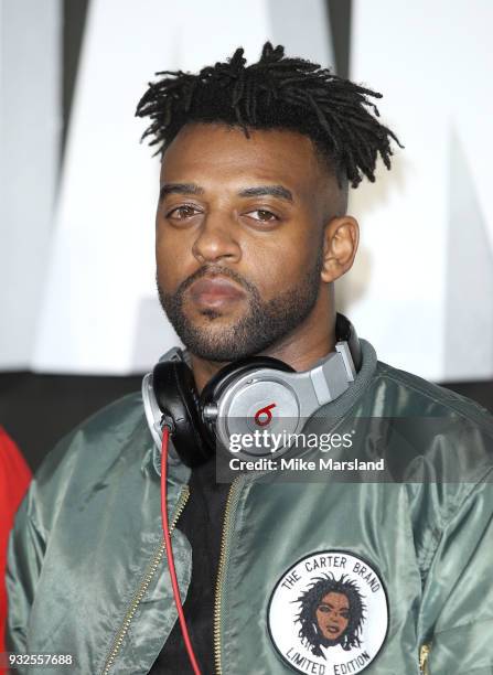 Oritse Williams attends 'The Defiant Ones' special screening on March 15, 2018 in London, United Kingdom.