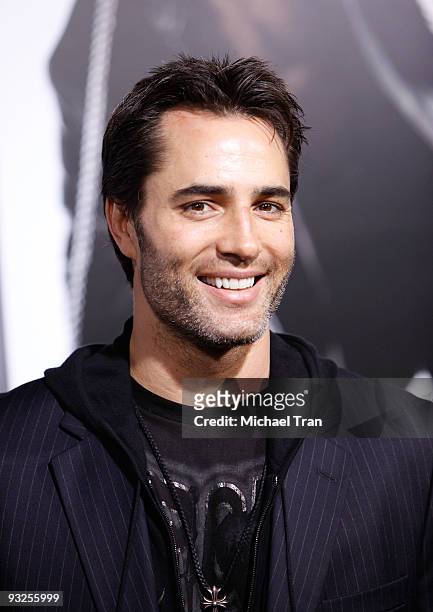 Actor Victor Webster arrives to the Los Angeles premiere of "Ninja Assassins" held at Grauman's Chinese Theatre on November 19, 2009 in Hollywood,...