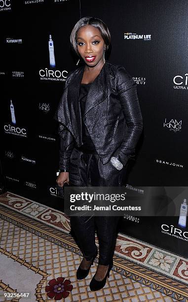 Singer Estelle attends the Sean "Diddy" Combs' Birthday Celebration Presented by Ciroc Vodka at The Grand Ballroom at The Plaza Hotel on November 20,...