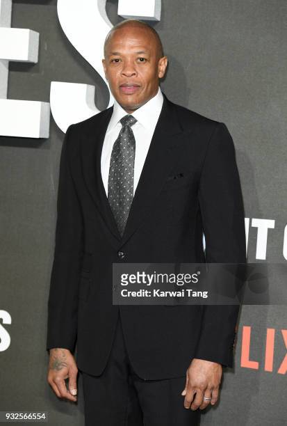 Dr. Dre attends 'The Defiant Ones' special screening at the Ritzy Picturehouse on March 15, 2018 in London, United Kingdom.