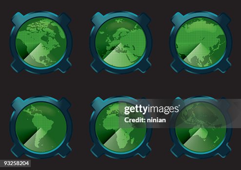 Radar Maps High-Res Vector Graphic - Getty Images