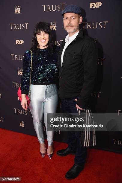 Alexis Martin Woodall and Daniel Minahan attend the 2018 FX Annual All-Star Party at SVA Theater on March 15, 2018 in New York City.