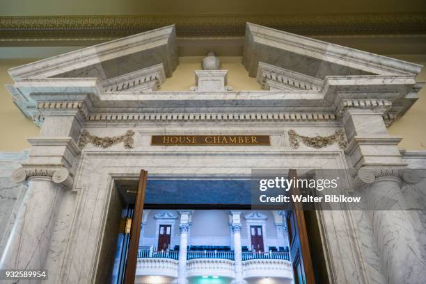 maryland, annapolis, state house interior - maryland us state stock-fotos und bilder