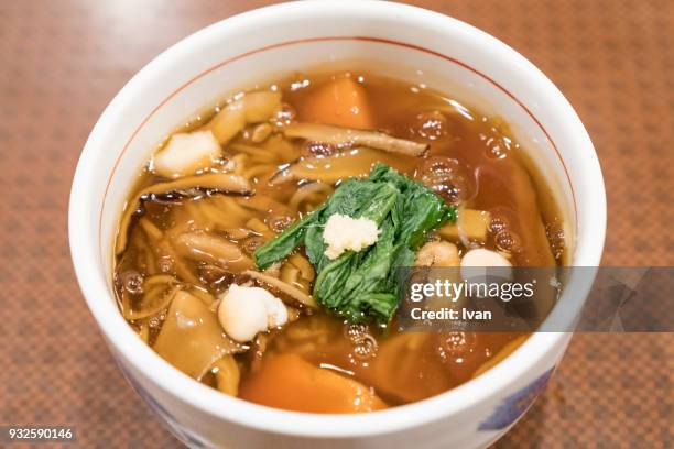 traditional japanese, sendai, food, noppe (vegetable stew) - pot au feu stock pictures, royalty-free photos & images