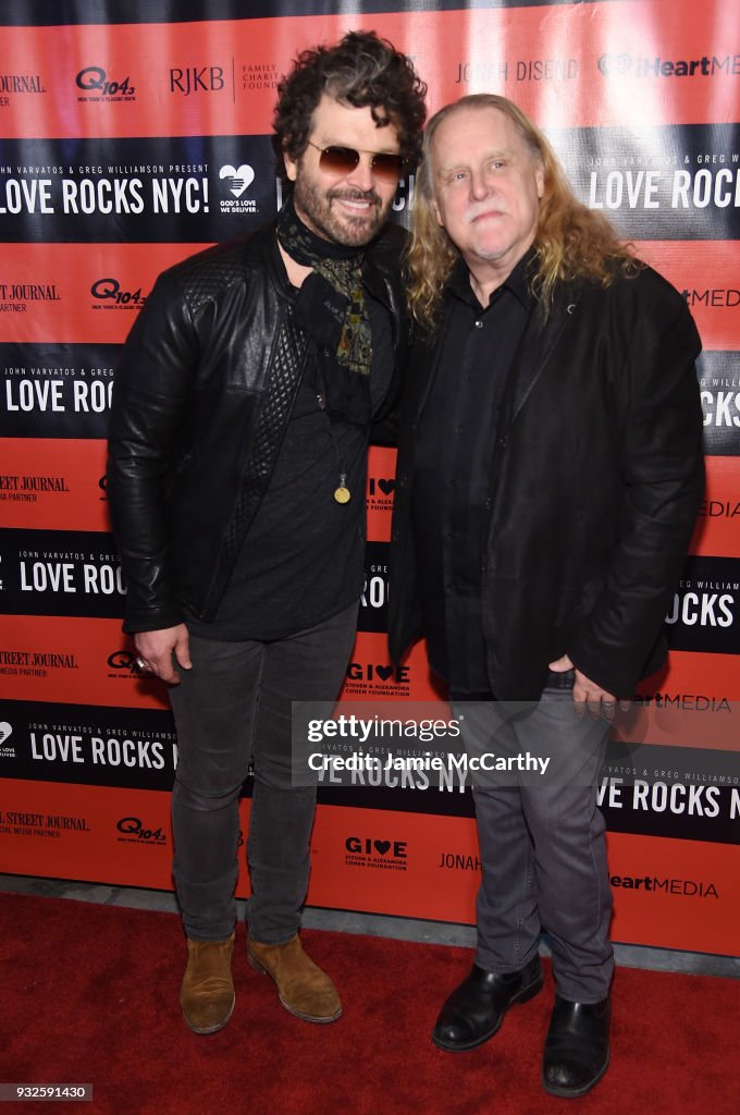 The Second Annual LOVE ROCKS NYC! A Benefit Concert for God's Love We Deliver - Red Carpet