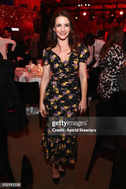 Actor Kristin Davis attends the 2018 A+E Upfront on March 15, 2018 in New York City.