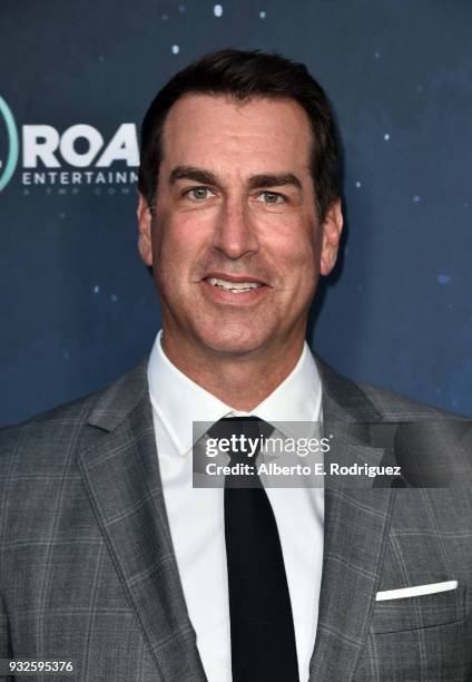 Rob Riggle attends Global Road Entertainment's world premiere of "Midnight Sun" at ArcLight Hollywood on March 15, 2018 in Hollywood, California.