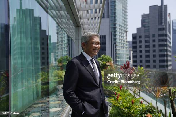 Bahren Shaari, chief executive officer of Bank of Singapore Ltd., poses for a photograph in Singapore, on Thursday, March 15, 2018. Bank of...