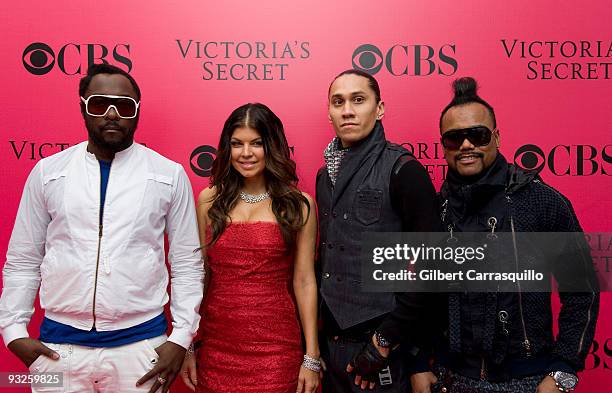 Black Eyed Peas attend the Victoria's Secret fashion show at The Armory on November 19, 2009 in New York City.