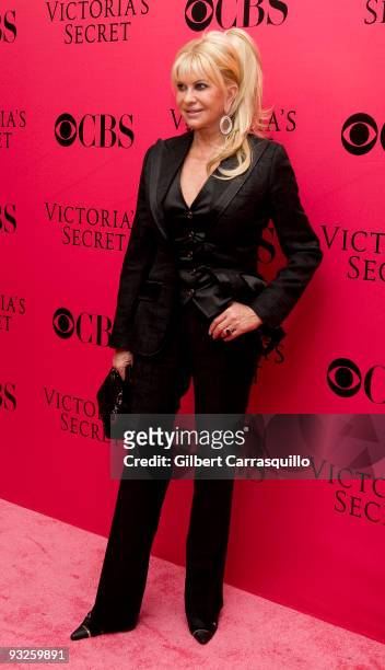 Ivana Trump attends the Victoria's Secret fashion show at The Armory on November 19, 2009 in New York City.