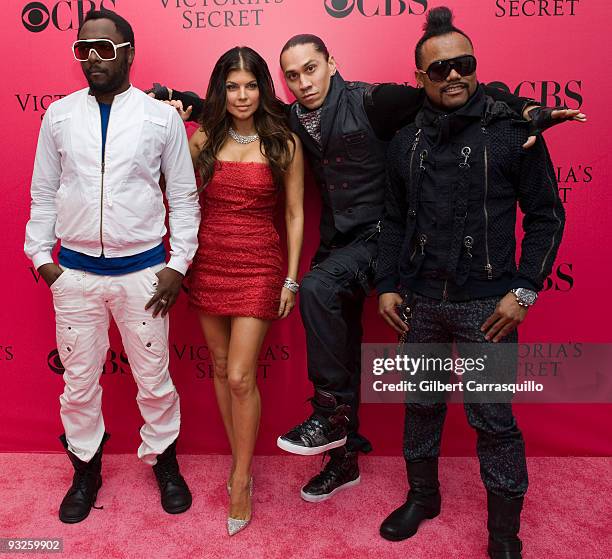 Black Eyed Peas attend the Victoria's Secret fashion show at The Armory on November 19, 2009 in New York City.