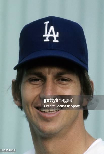 Pitcher Don Sutton of the Los Angeles Dodgers stares into the camera and smiles for this photo circa 1960's. Sutton played for the Dodgers from...