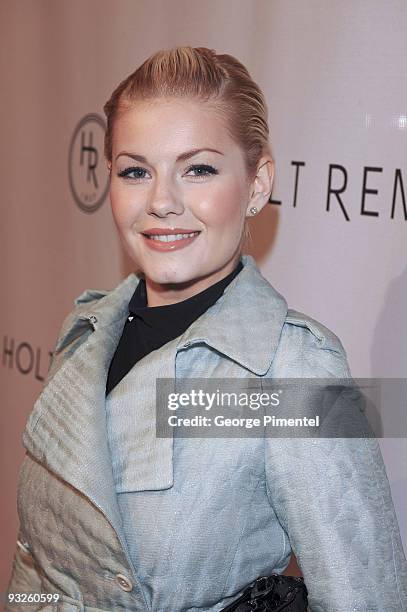 Actress Elisha Cuthbert attends the Holt Renfrew Celebration for their new store in Calgary on November 19th, 2009 in Calgary, Canada.